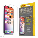 iPhone15 Plus フィルム クリスタルアーマー 耐衝撃ガラス 0.33mm（Fusso同梱）