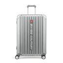 CYGNUS(シグナス) スーツケース 75cm 98L TSAロック ネームタグ・スーツケースカバー付 メタルシルバー（4月19日入荷予定）