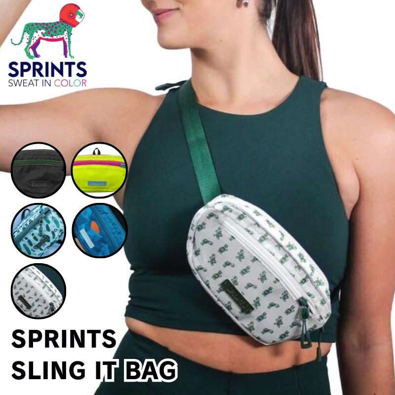 【送料無料】スプリンツ ランニングバッグ おすすめ 人気 おしゃれ かわいい 跳ね上がらず走りやすい ボディバッグ スリングバッグ ジョギングポーチ SPRIN...