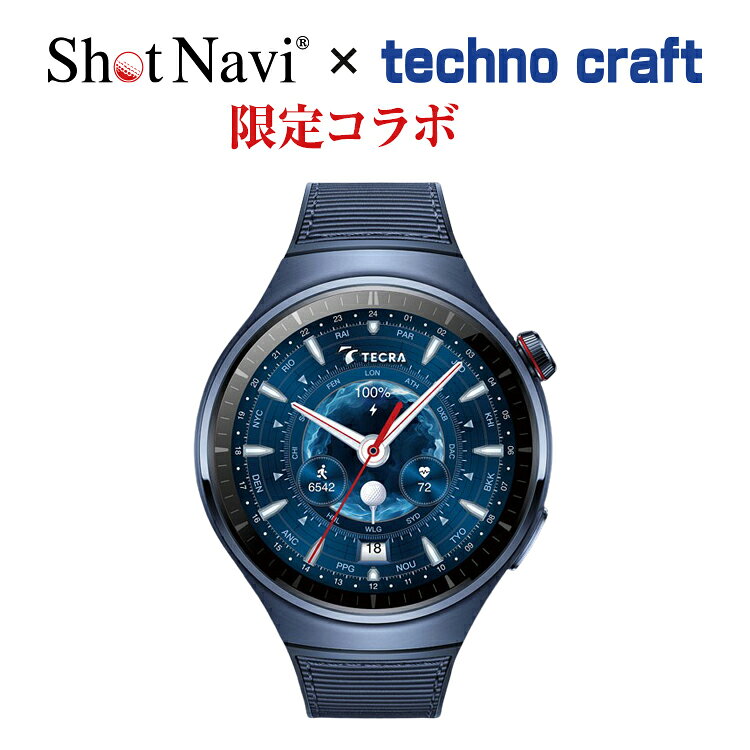 【製品仕様】 寸法：47.6mm x 47.6mm x 12.9mm 手首サイズ：140-210mm 重さ：約65g（除ストラップ) 画面：1.5インチLTPO AMOLEDカラースクリーン　466x466Pixel 時計ケース素材：チタン ストラップ：ブルーコンポジットストラップ センサー： 　加速度計 　ジャイロスコープ 　方位磁針 　光学式心拍センサー 　周囲光センサー 　気圧センサー 　温度センサー 　深度センサー ボタン：ホームボタン（回転式クラウン） / サイドボタン 充電：ワイヤレス充電 防水レベル：5ATM Bluetooth：2.4GHz　BT5.2及びBR+BLEをサポート スピーカー：あり マイク：あり 稼働温度：0℃〜+35℃ 充電：5V-9V DC/2A バッテリー： 　標準モード　4.5日 超長時間バッテリーモード　12日間 【ペアリング】 Android：AndroidOS6以降 iOS：iOS13以降 接続するスマートフォンにより機能は異なります。 【eSIM】 (株)テクノクラフト指定の通信用eSIMをバンドル。（開通から3年分） ご購入から開通までには有効期間があります。 キャリアはお選び頂けません。 通信容量：3GB/月 【パッケージ内容】 本体 　充電ケーブル 　セットアップガイド（日本語を含むグローバル版） 　eSIMセットアップ情報 　AiCADDY+ガイド 【保証期間】 メーカー1年保証付 【注意事項】 　本製品は日常的な運動・健康管理のための製品であり、医療機器ではありません。本製品のデータは医療行為または精度を要する業務・専門的な計測には使用いただけません。本製品及び関連アプリの「健康管理」にかかわる機能は、健康な個人の健康の増進を目的とするものであり、疾病の診断、予防や治療を目的とするものではありません。健康管理や生活習慣にかかわる表示や助言は健康な方への一般的なものであり、個別の事情や医師の指示、治療計画がある場合にはそれらを優先してください。関連商品Shot Navi(ショットナビ) Shot Tracker 自動クラ...インソール型足圧計 Shot Navi(ショットナビ) INSOLYI...Shot Navi(ショットナビ) SHOTLYZER ゴルフ ポータ...13,200円39,600円24,200円ShotNavi EXCEEDS[エクシーズ] /ショットナビ ゴルフ...【2024年秋モデル】ShotNavi Crest2 Touch[クレ...ShotNavi Crest2[クレスト] /ショットナビ CREST...59,950円39,930円35,970円【PGA推薦品】ShotNavi VELLIX[ヴェリックス] /ショ...【アウトレット/箱つぶれ】【在庫限り】【メーカー保証】ショットナビ ネ...《限定2大特典》ShotNavi AIR EX [エアー] /ショット...39,600円11,000円19,800円【2024年秋モデル】ShotNavi INFINITY Touch ...ShotNavi Evolve α[アルファー] ショットナビ ゴルフ...《限定2大特典》【16時まで当日出荷】ShotNavi INFINIT...29,920円29,920円25,960円