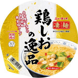アップルオンラインショップ ニュータッチ 凄麺 鶏しおの逸品 109g ×12個