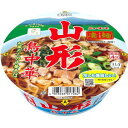 ヤマダイ ニュータッチ 凄麺 山形鳥中華 108g ×12個 山形県で愛されている山形鳥中華を再現しました! 鶏ガラ味をベースに、鰹節と昆布のエキス、宗田鰹節粉末で出汁感を付与したそばつゆ要素のある醤油スープです。具材は揚げ玉、鶏肉、ねぎ、きざみのり、胡椒を採用。当社独自製法のノンフライ麺を使用しました。表面はつるつる、中はもちもちとした食感でスープと相性が良く、伸びにくいのが特長です。山形県で愛されている山形鳥中華を再現しました。現地では夏は冷やしでも食べられていることから、温でも冷でも楽しめるよう開発しました。凄麺初の2WAY仕様です。 2