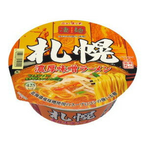 アップルオンラインショップ ニュータッチ 凄麺札幌 濃厚味噌ラーメン 162g×12個