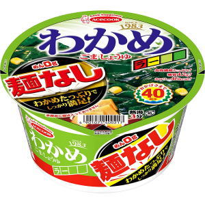 アップルオンラインショップ エースコック わかめラー 麺なし ごま・しょうゆ 20g ×12個
