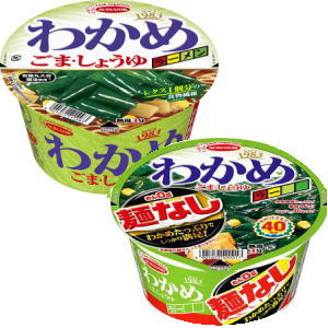 アップルオンラインショップ エースコック わかめラー 麺なし ごま・しょうゆ 20g ×12個 画像2