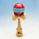 KENDAMA USA けん玉 SINGLE STRIPE レッド×ライトブルー