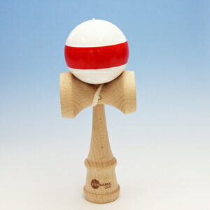 KENDAMA USA　けん玉　SINGLE STRIPE ホワイト×レッド