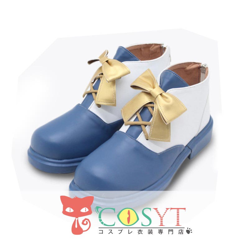 Rakuten - 【COSYT】ツイステ風 薔薇の王国 ホワイトラビットフェス デュース コスプレ靴 cosplay