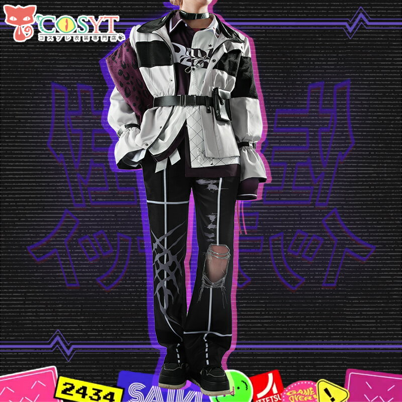 【COSYT】バーチャル YouTuber Vtuber 佐伯 変身後 コスプレ衣装 仮装 変装 コスプレ cosplay ゲーム イベント パーティ 2