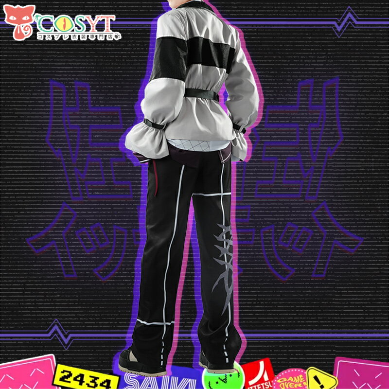 【COSYT】バーチャル YouTuber Vtuber 佐伯 変身後 コスプレ衣装 仮装 変装 コスプレ cosplay ゲーム イベント パーティ 3