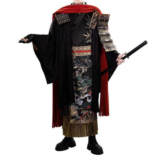【COSYT】刀剣乱舞 とうらぶ 新刀剣男士 太刀 三郎国宗 コスプレ衣装（肩鎧なし） コスチューム 仮装 変装 かっこいい コスプレ cosplay イベント パーティ