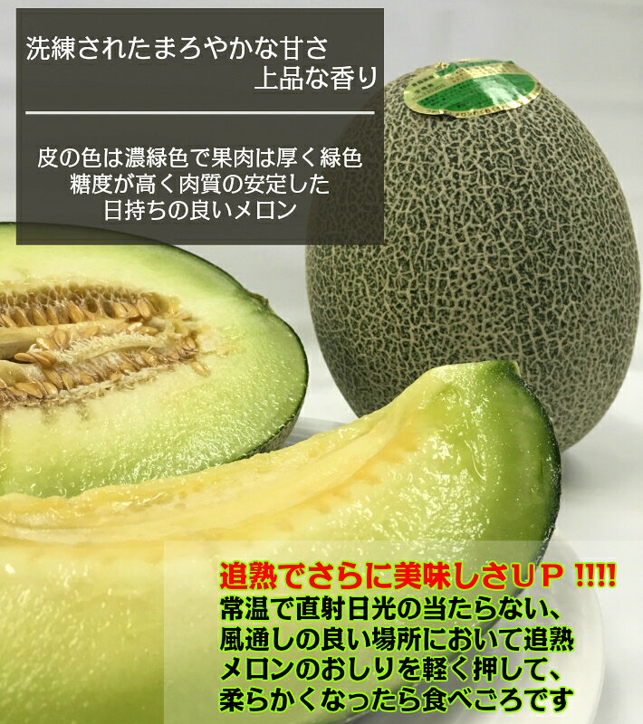 ●送料無料●青森県産　訳あり　つがりあんメロン　アーバンデリシャス　家庭用　5〜...