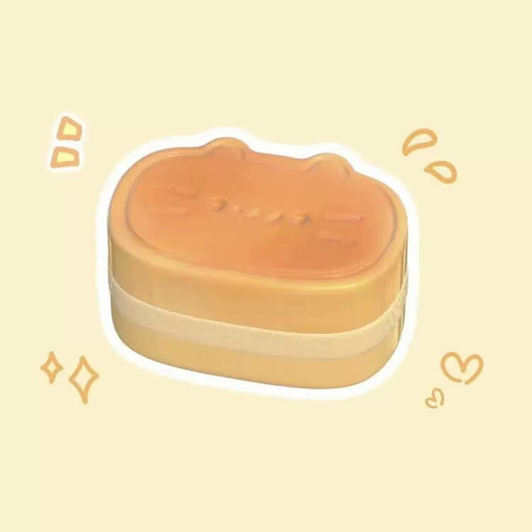 4個セット スクイーズ チーズ猫 ぷにぷに おもちゃ 減圧グッズ 水感スクイーズ ス...