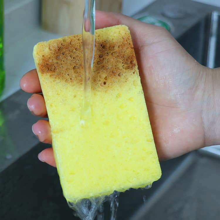 スポンジ 泡立ち 天然繊維 12個セット 木繊維スポンジ 油汚れ キッチンスポンジ 吸水 速乾 台所用スポンジ セルロース 食器洗い 皿洗い 掃除スポンジ 12個セット やわらかい 傷つけにくい 長持ち カラフル キッチン用品 お風呂掃除 洗面台 applecollection-10062313 あっぷるコレクション楽天市場店 サンプル画像3