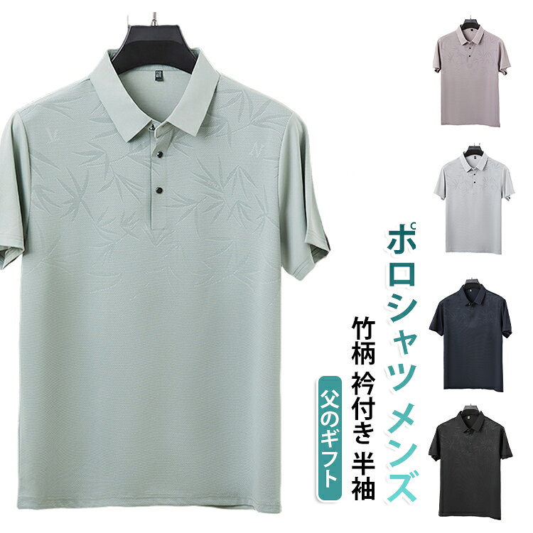 おしゃれ 紳士 送料無料 竹柄 送料無料 メンズ 父の日 半袖 Tシャツ 半袖Tシャツ 衿シャツ ギフト ゴルフウェア シニア 50代 60代 70代 80代 applecollection-10061177 あっぷるコレクション楽天市場店 パッケージ画像