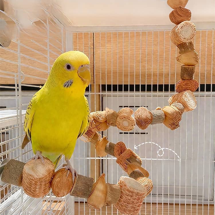 かじり木 オウム 鳥用 バードトイ 60cm 50cm 70cm 天然素材 自由変形 吊り下げ イ...