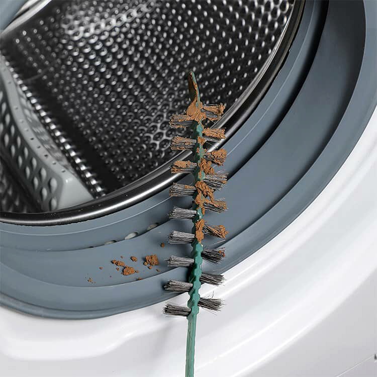 2枚入り 洗濯機用掃除ブラシ 柄付きブラシ クリーニングブラシ ドラム式洗濯機 クリーナー 隙間掃除 すき間 洗濯槽 汚れ取り 埃取り 糸くず お手入れ 曲がる ロング 汚れ取り ホコリ取り カビ対策 排水口 エアコン クーラー 掃除グッズ 便利グッズ 送料無料 applecollection-10065379 あっぷるコレクション楽天市場店 サンプル画像3
