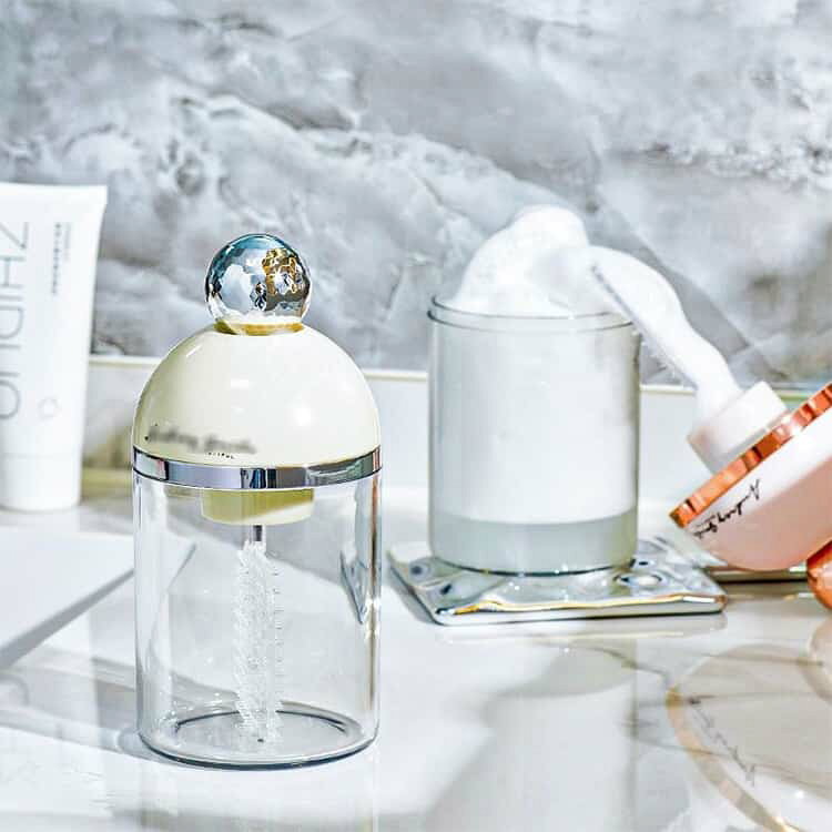 洗顔料 携帯便利 使いやすい 洗顔フォーム用 超濃密泡 洗顔泡立て器 Type-C充電式 ...