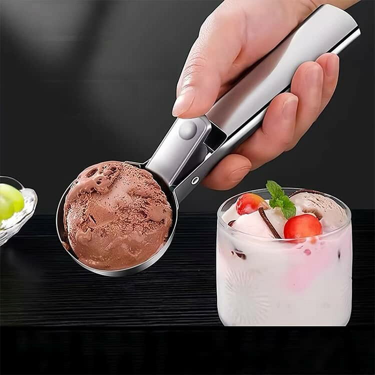 フルーツ アイスクリームを掘る デザート アイスクリームシャベル ステンレス製 2...