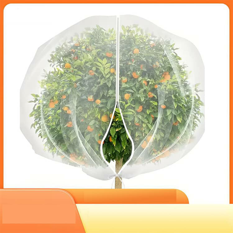 通気性 家庭菜園 メッシュ 巾着式 虫よけカバー 植物保護カバー 防鳥ネット 野菜 ...