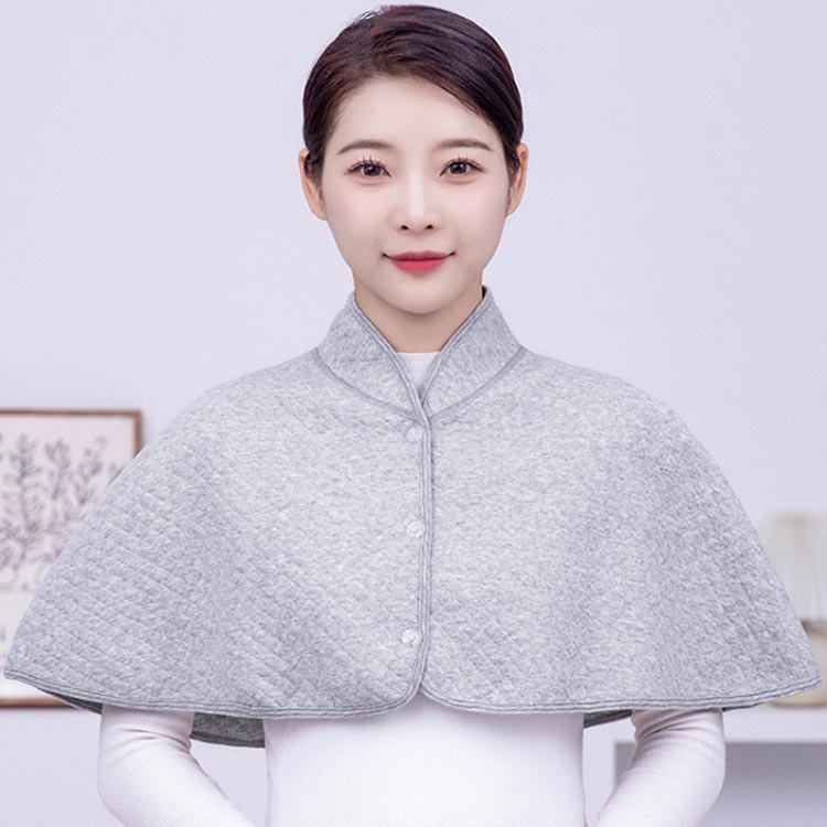 肩当て レディース ルームウェア ケープ 春秋冬 入院 羽織り ナイトウェア メンズ レディース 肩掛け 前開き 部屋着 マタニティ 授乳ケープ 可愛い お洒落 ポンチョ 防寒着 寒さ対策 冷え対策 あったか 男女兼用 送料無料 2