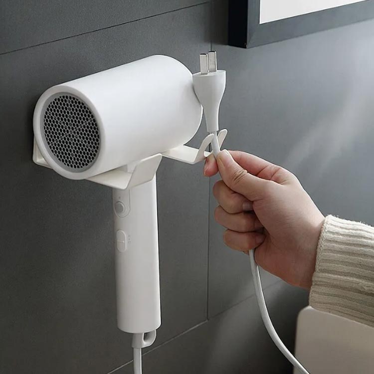 ドライヤーホルダー ドライヤーラック 引っ掛け ドライヤースタンド 壁掛け ドライヤー 収納 ドライヤー入れ 壁面収納 簡単 取り付け ドライヤー置き 整理 便利グッズ スチール 耐久性 錆びにくい 洗面所 脱衣所 シンプル おしゃれ かわいい 北欧 applecollection-10049038 あっぷるコレクション楽天市場店 サンプル画像2