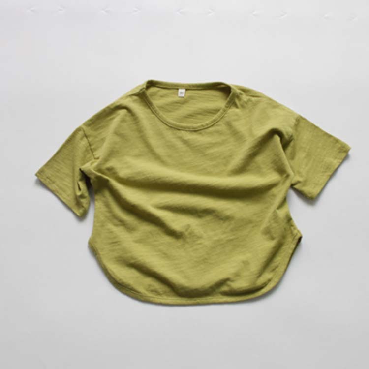 コットン 半袖 子供服 Tシャツ キッズ 半袖 男の子 カットソー 5分袖 トップス 無...