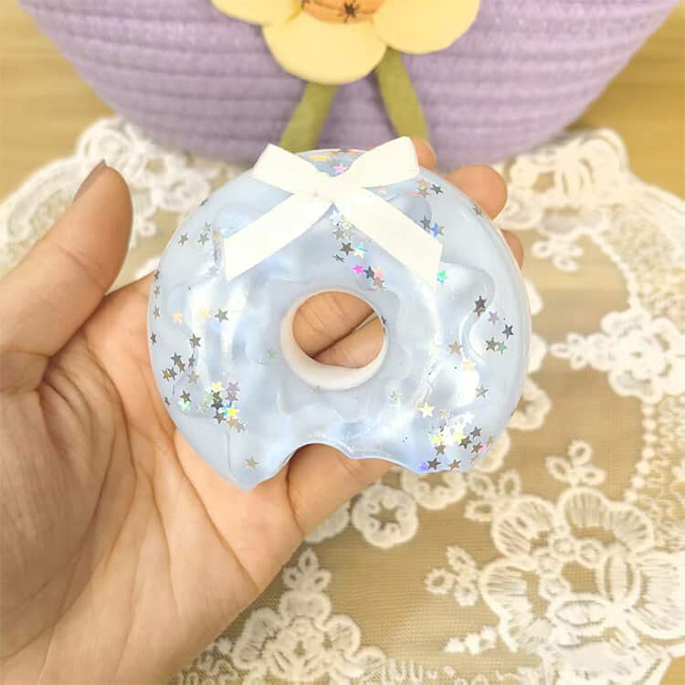 7点セット スクイーズ ワッフル ドーナツ 肉球 ネコ ねこ ブルー 低反発 ぬいぐるみ おもちゃ かわいい 握る ストレス解消 発散 グッズ かわいい 柔らかく おもしろ 握る 触感 もちもち おしゃれ オシャレ Y2K 握って遊ぶ 子供 大人兼用 送料無料 applecollection-10057470 あっぷるコレクション楽天市場店 サンプル画像2