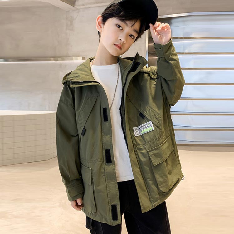 ウインドブレーカー キッズ 子供服 ジャケット パーカー ジッパー マウンテンパーカー アウトドア フード付き 男の子 160 アウター お出かけ スポーツ カジュアル 120 130 140 150 送料無料