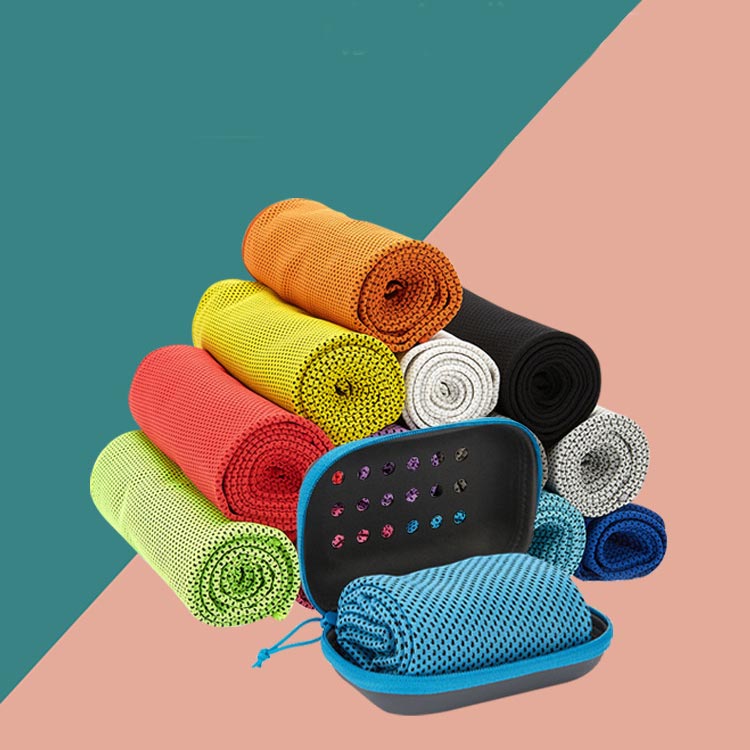 【2枚セット】クールタオル ひんやりタオル 大人 大人用 こども 子供用 冷却タオル ケース付き 冷感タオル ひんやり アイスタオル フェイスタオル ネッククーラー 子供 熱中症対策 日焼け対策 冷たくなる 夏用