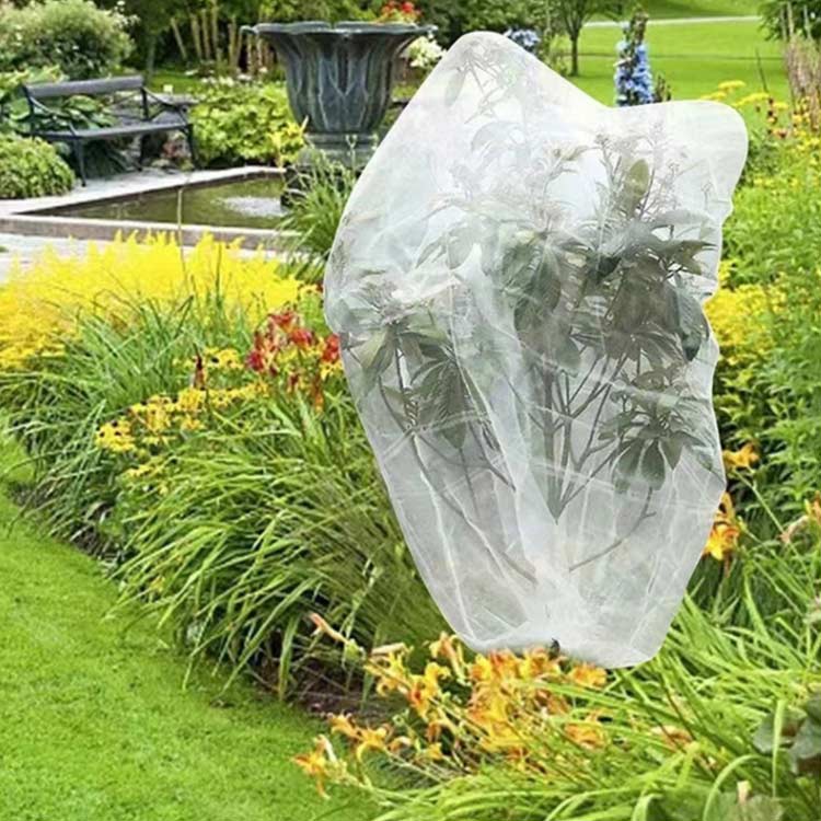 植物保護カバー ジッパー付き 防虫ネット ファスナー付き 植物保護袋 虫害対策 野菜網 0.8*0.8m 0.7*1m..