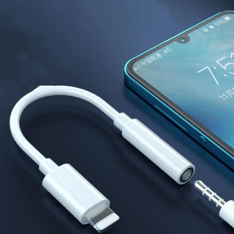 iphoneイヤホン変換アダプター Lightning-3.5mm変換ケーブル iPhone13/iPhone12/iPhone11/iPhoneX/8/7/SE IOS 全般対応 ライトニング 変換アダプタ イヤホンジャック