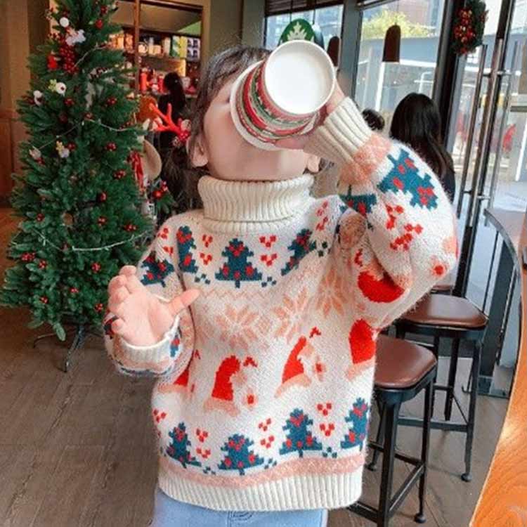 クリスマスセーター 子供 ニットセーター キッズ 男の子 女の子 クリスマス 洋服 ...