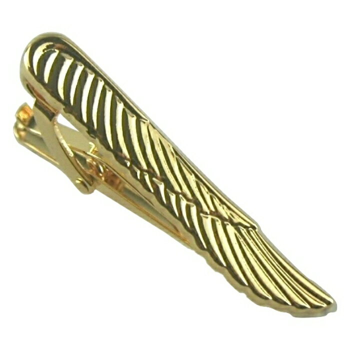 ネクタイピン ユニーク つばさ ツバサ 翼 はね ハネ 羽 羽根 羽毛 鳥 ゴールド A 送料無料