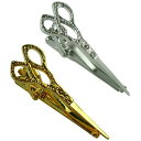 ネクタイピン ユニーク はさみ ハサミ 鋏 工具 シルバー ゴールド A 送料無料