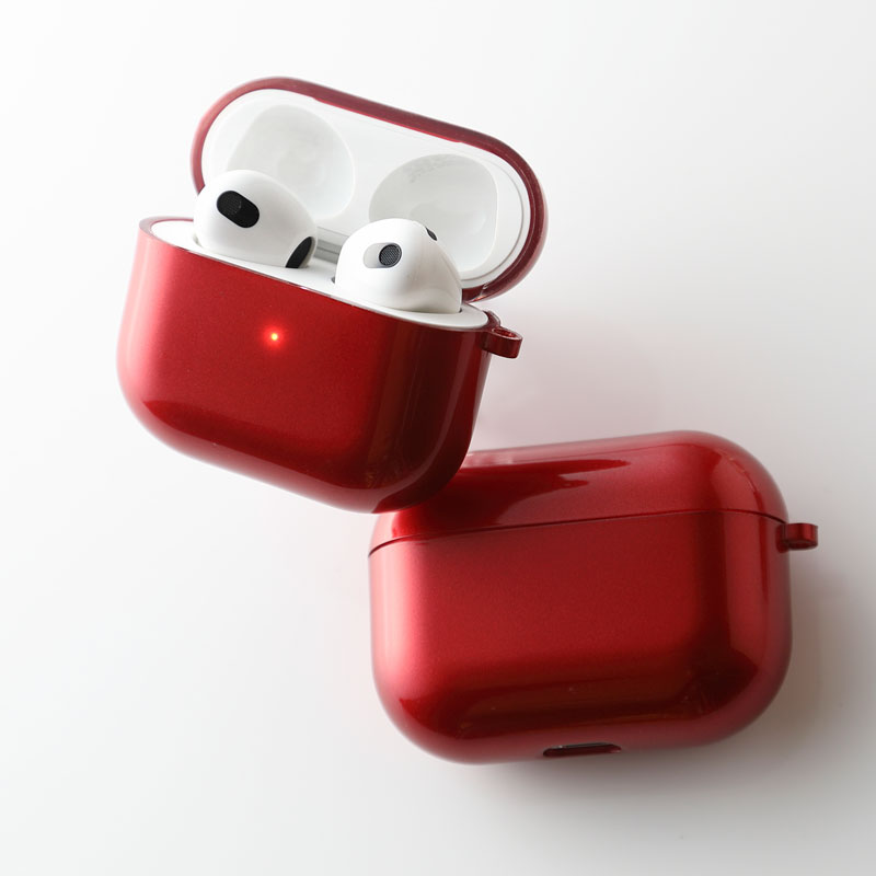 AirPods Pro AirPods 第3世代 カバー エアポッズ エアーポッズ ソウルレッドプレミアム 41V マツダ車のカラー ポリカーボネート素材 塗料 補修塗料