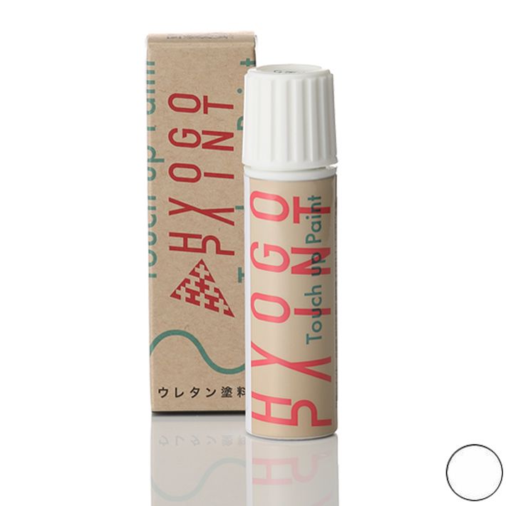 タッチアップペイント タッチペン【ミツビシ(三菱) ランサー】スコーティアホワイト カラー番号【W83】20ml 塗料 補修塗料