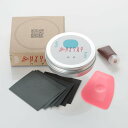薄付けパテ・硬化剤 補修キット (パテ主剤100g 硬化剤2g ヘラ 耐水ペーパー6種各1枚) カラー番号 補修用品 #180