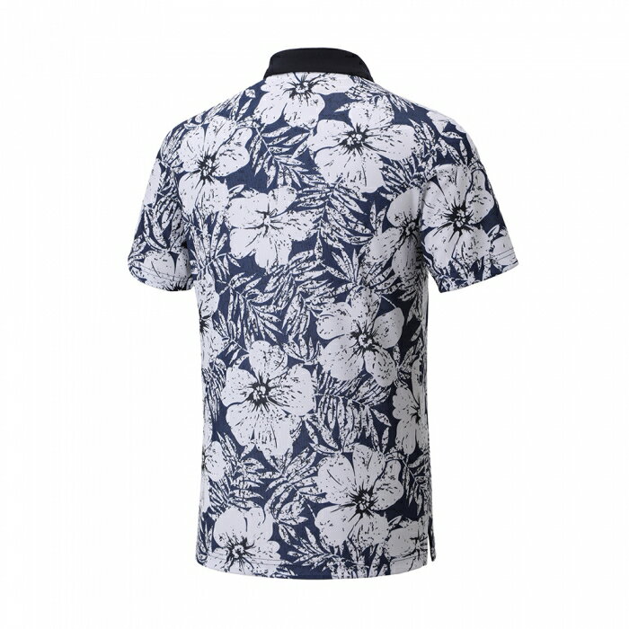 アプルラインド公式 スポーツウェア ポロシャツ クールプリントポロ ゴルフ用 メンズ UVカット クール 機能性素材 吸汗 速乾機能 クール加工 紫外線防止 ストレッチ性 長期抗菌 防臭 静電気防止 COOL PRINT POLO M0CSS11