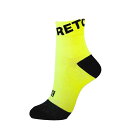 RETO RUNNING SOCKS BIGLOGO レト ランニングソックス ビッグロゴ イエロー IDATEN コラボ(retorunbigyel)