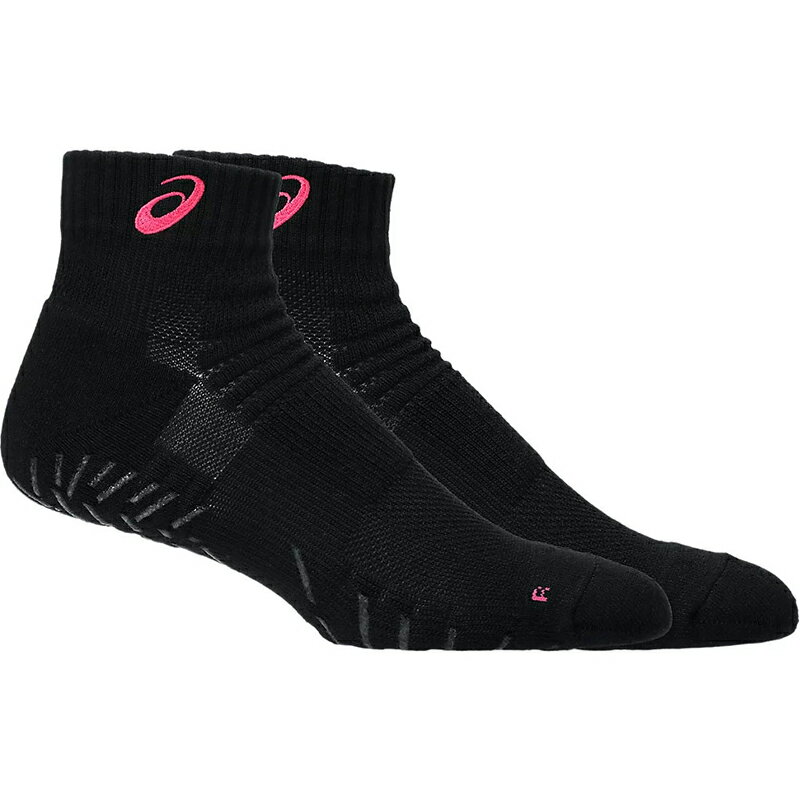 アシックス グリップショートソックス 12 ソックス 靴下(3053a162002)