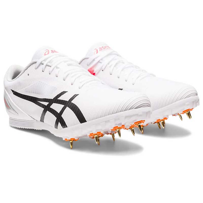 アシックス ヒートフラット12 asics HEATFLAT12 短・中距離用 陸上スパイク 1093A195-100 2023asp 土トラック兼用 kenyo(1093a195100) rssns 2401stk