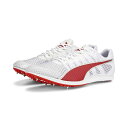 プーマ エヴォスピード ディスタンス 11 PUMA EVOSPEED DISTANCE 11 377961-03 メンズ 長距離用 陸上スパイク オールウェザートラック専用 新製品 ファイアーグロー パック 2023psp プーマ エヴォスピード ディスタンス 11 長距離用スパイク 【商品情報】 800mから10kmの長距離を走るトラックアスリート向けの一足。 内部TPUシャンク、軽量のU字型PEBAXプレート、グリップと推進力を強化するための5つの取り外し可能なスパイクを搭載。 【詳細】 ・EVAミッドソール ・内部にTPUシャンク ・U字型PEBAXプレート ・ヒールのラバーアウトソール ・5つの取り外し可能なスパイク ・最適：長距離走 ・スパイクレンチが付属