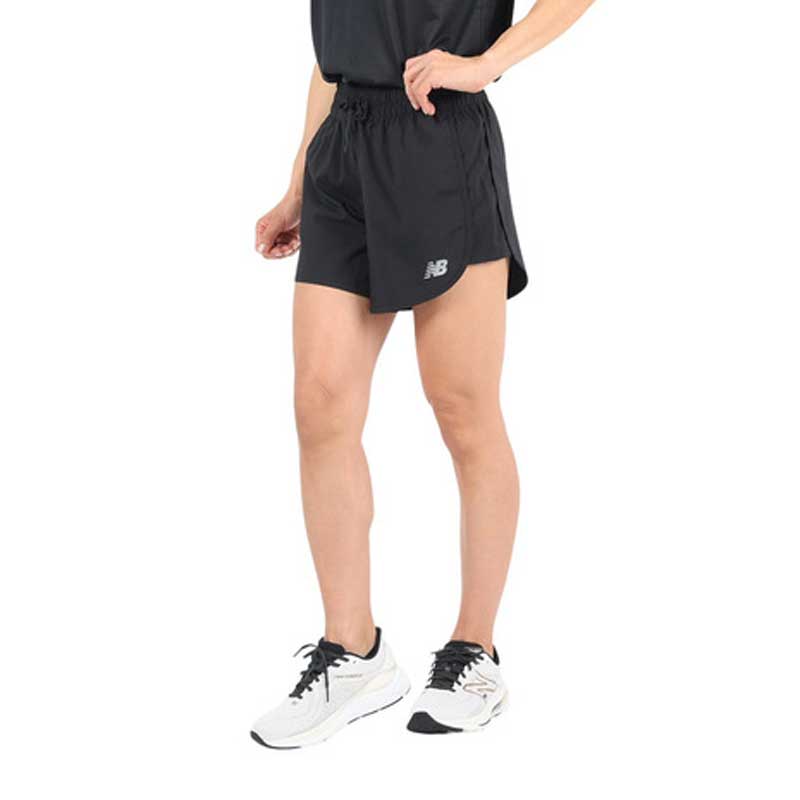 ニューバランス ウィメンズ ウーブン5インチショーツ (インナー無し) new balance ランニングウェア 2024FW wnbw(ws11200)