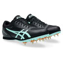 アシックス ヒートフラット12 asics HEATFLAT12 短・中距離用 陸上スパイク 1093A195-002 2025asp 土トラック兼用 keny...