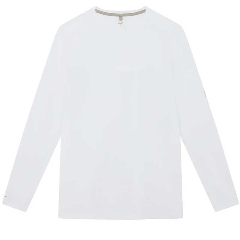 SOAR Running Mens Long Sleeve Hot Weather T White メンズランニングウェア 2024SS wso(sls5mwhite)