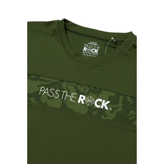 アップルスポーツ 楽天市場店のPASS THE ROCK パスザロック Tシャツ バスケットボールウェア 2024SS wba(ptr-1610agreen) 2502bwtk 返品交換不可｜アングル3