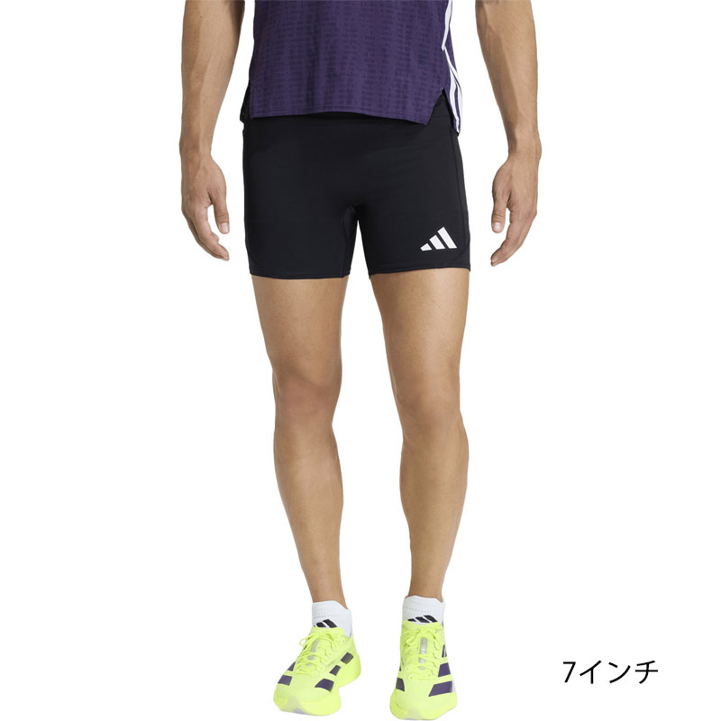  ADIDAS ADIZERO TIGHT 7inc M 7インチ アディゼロ タイツ アディダス メンズランニングウェア 2026SS wadm(m5475-7ka2924)