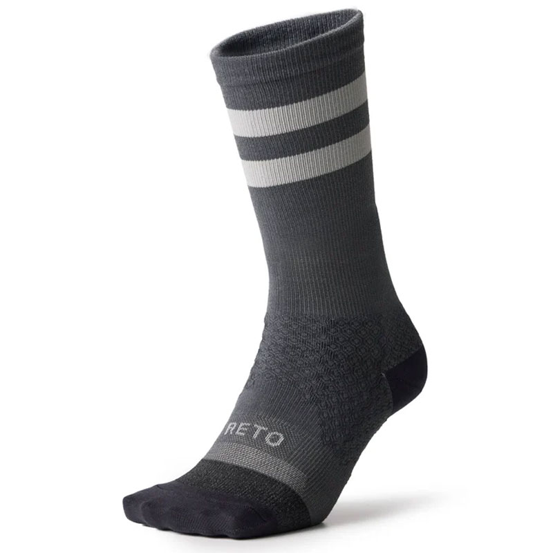 RETO RUNNING SOCKS MIDDLE LENGTH ver.1.5 レト ミドルランニングソックス グレー(retomid15gry)