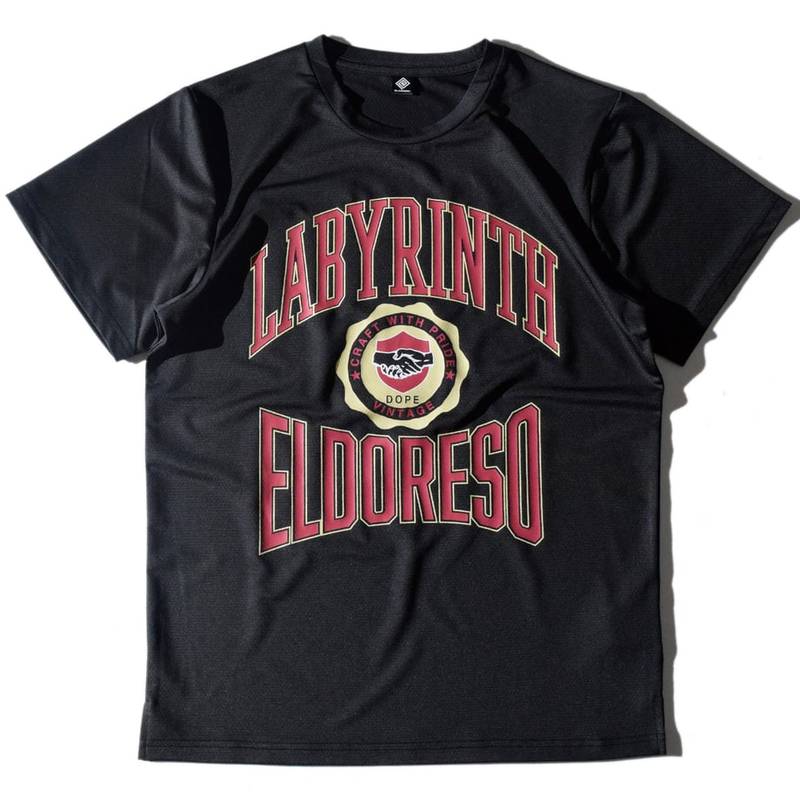 ELDORESO Labyrinth Tee エルドレッソ ランニング 2026SS e1018216 black(e1018216black)